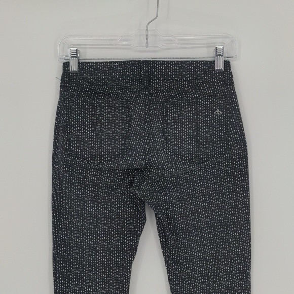 Rag & Bone Women's Legging Size 25 Beachwood Black Speckled Skinny Jean - Picture 8 of 14